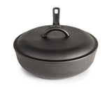 GSI Guidecast Deep Fry Pan with Lid 12"