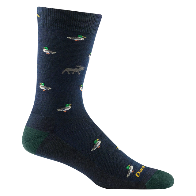 Darn Tough Duck Duck Moose Cushioned Lightweight Lifestyle Crew Sock Men's 6094