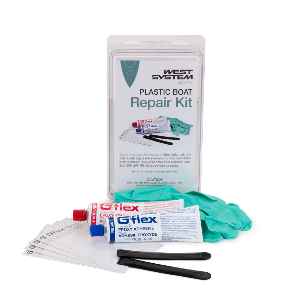 West System G Flex Epoxy Repair Kit for Plastic Boats