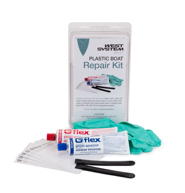 West System G Flex Epoxy Repair Kit for Plastic Boats