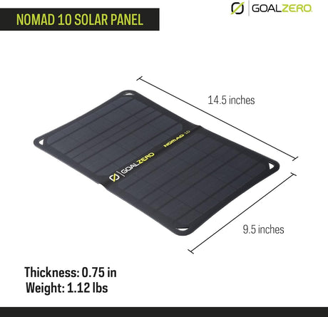 Goal Zero Nomad 10 Solar Panel