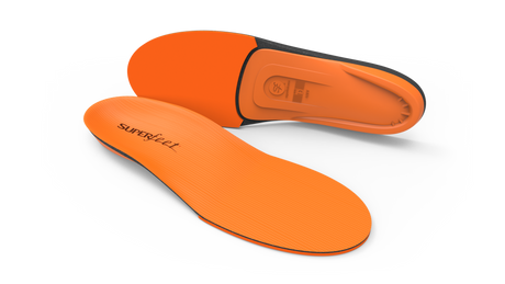 Superfeet All-Purpose High Impact Support Medium Arch Insoles (Orange)