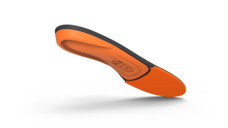 Superfeet All-Purpose High Impact Support Medium Arch Insoles (Orange)