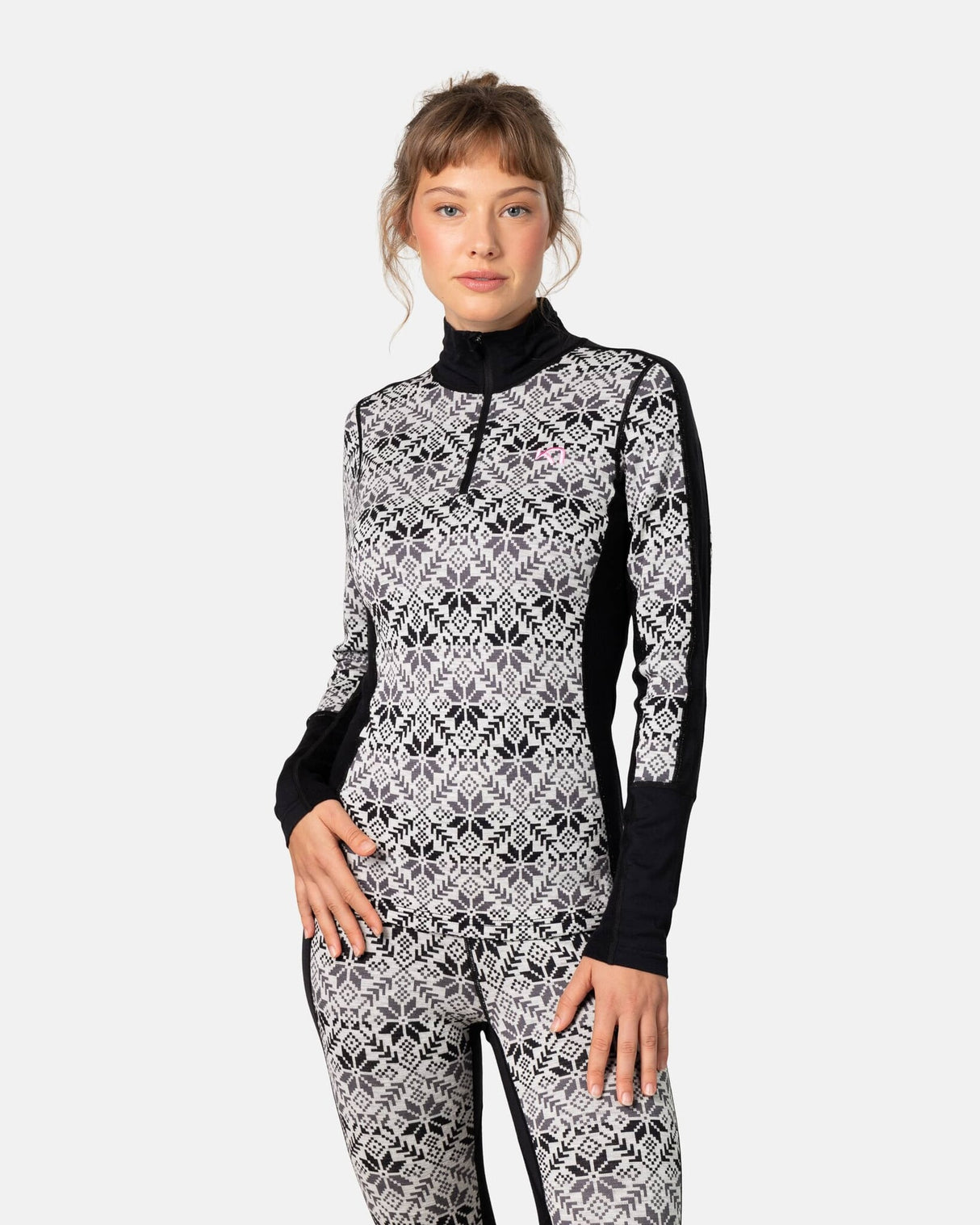 Kari Traa Anna Half Zip Merino Top Women's