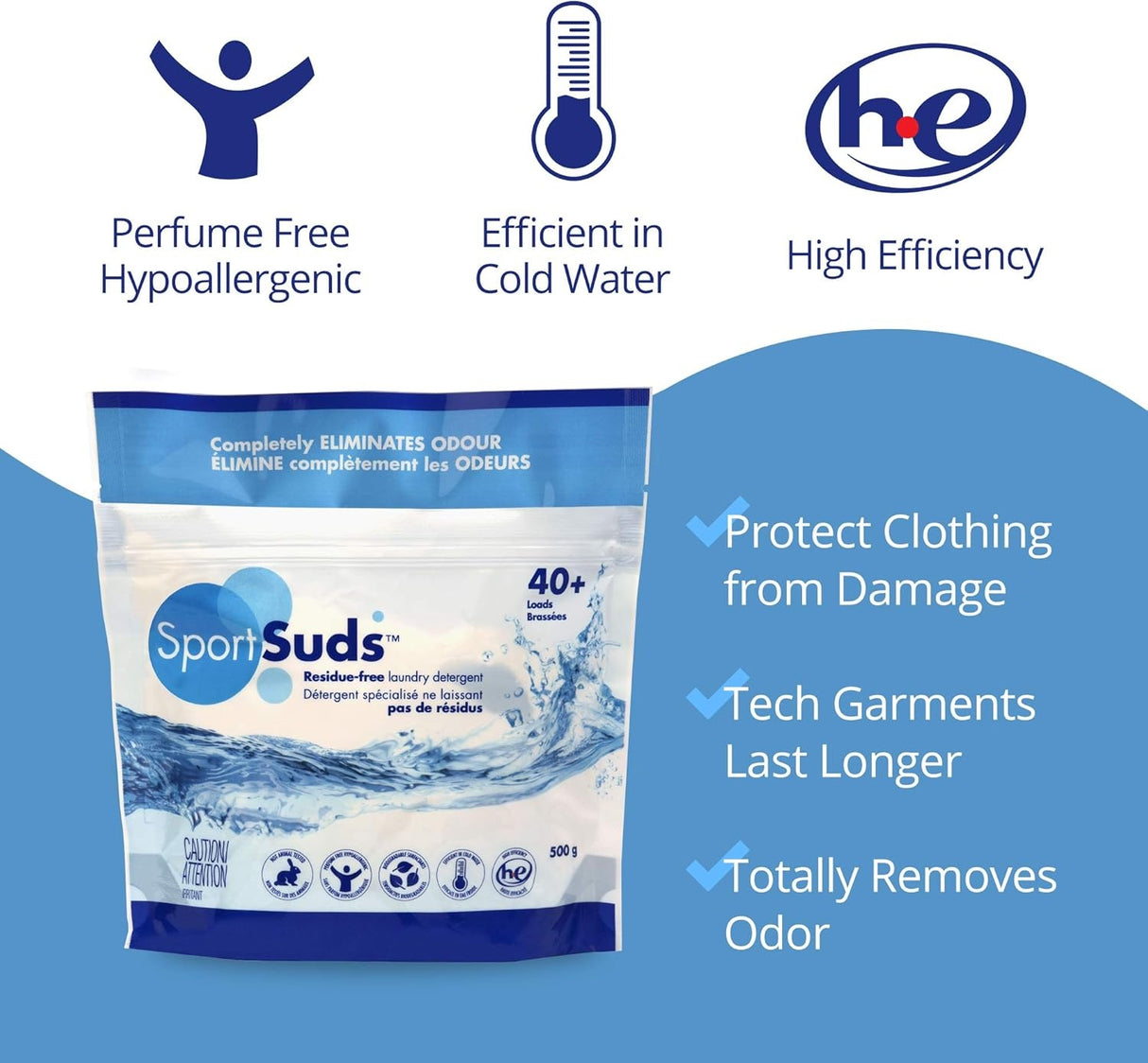 Sport Suds Laundry Detergent 500g