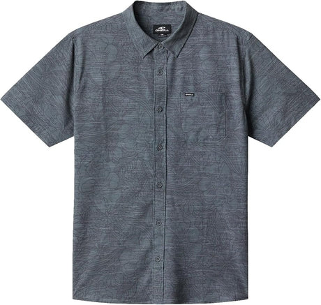 O'Neill UPF Slub Standard Woven Short Sleeve Button Up Shirt Men's
