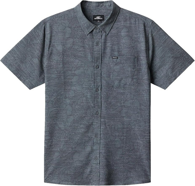 O'Neill UPF Slub Standard Woven Short Sleeve Button Up Shirt Men's