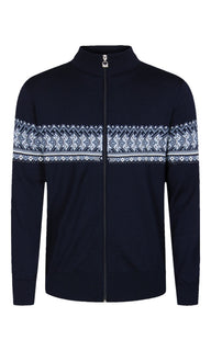 Dale of Norway Hovden Jacket Men's - Navy/Off White/ Blue Shadow / XL