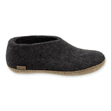 Glerups Felt Shoe With Leather Sole