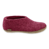 Glerups Felt Shoe With Leather Sole