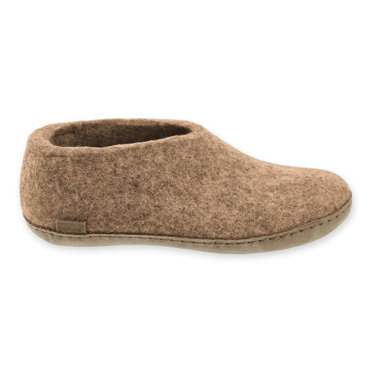 Glerups Felt Shoe With Leather Sole