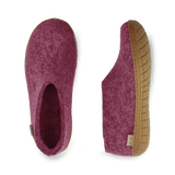 Glerups Felt Shoe With Rubber Sole