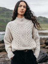 Finisterre Nova Aran Knit Sweater Women's