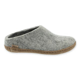 Glerups Felt Slipper With Leather Sole