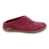 Glerups Felt Slipper With Leather Sole