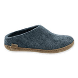 Glerups Felt Slipper With Leather Sole