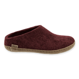 Glerups Felt Slipper With Leather Sole