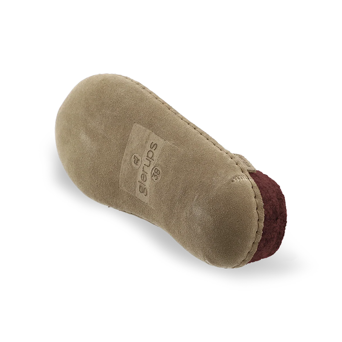 Glerups Felt Slipper With Leather Sole