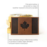 Byward Outfitters Canada Flag Leather Patch Hat