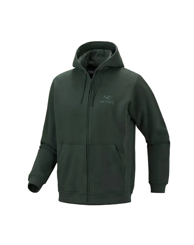 Chandail à capuchon entièrement zippé en molleton Emblem pour hommes d'Arc'teryx