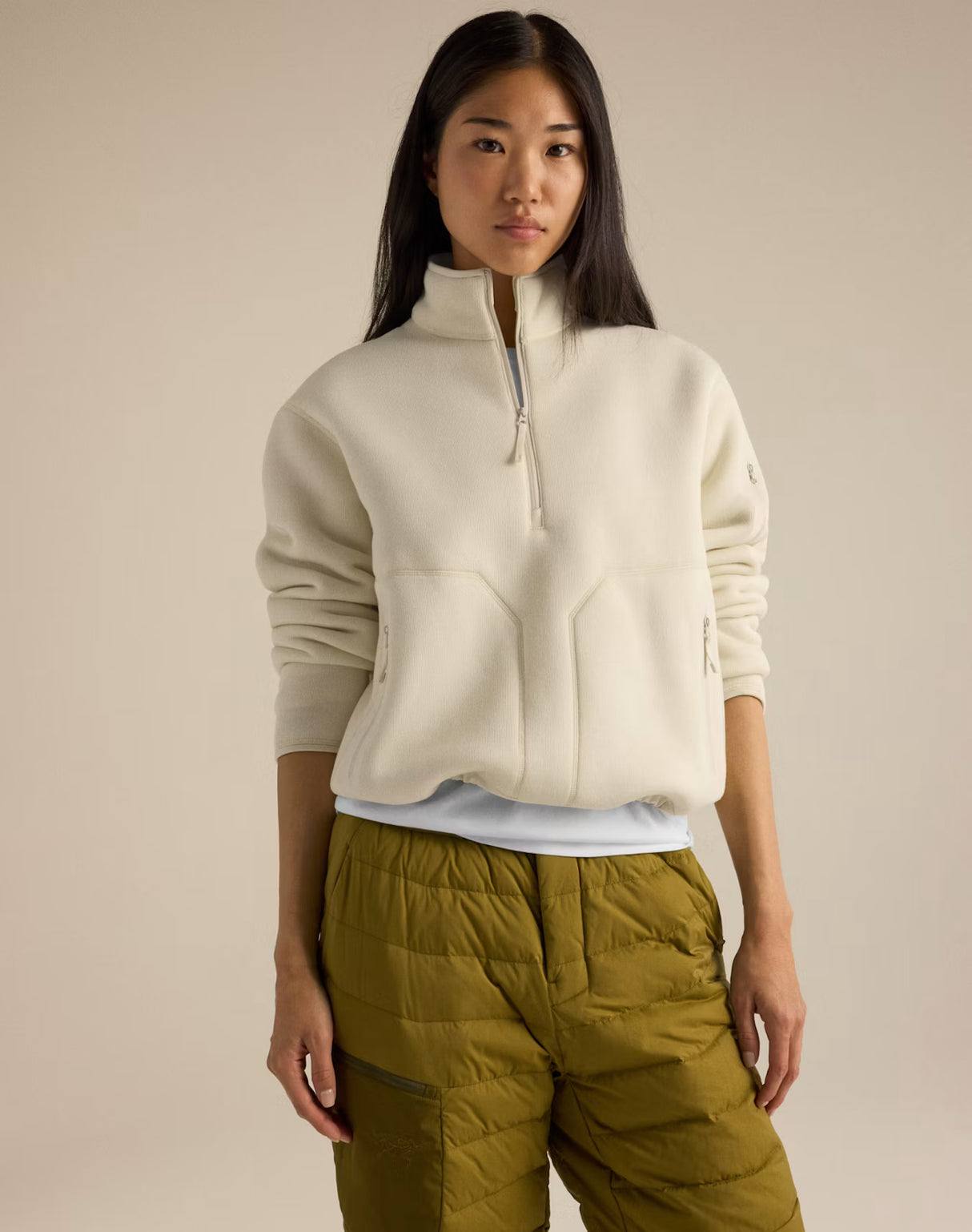 Arc'teryx Covert Crop 1/2 Zip Neck Women's