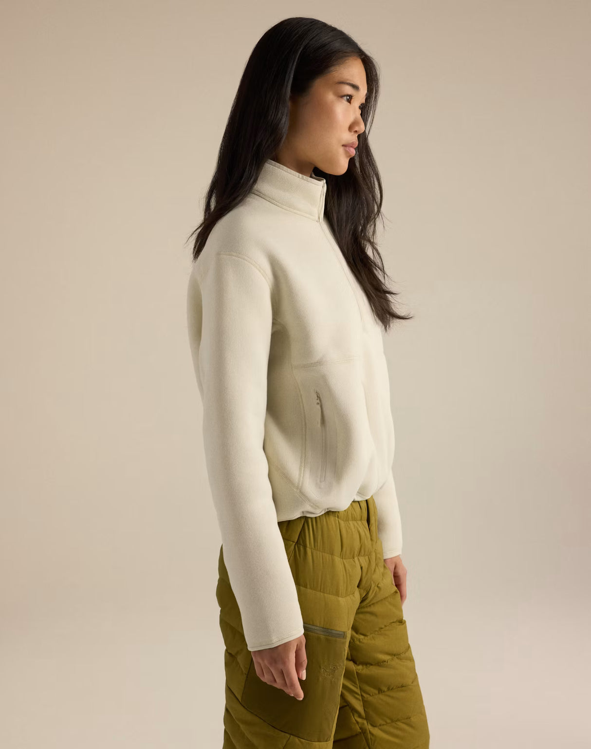 Arc'teryx Covert Crop 1/2 Zip Neck Women's