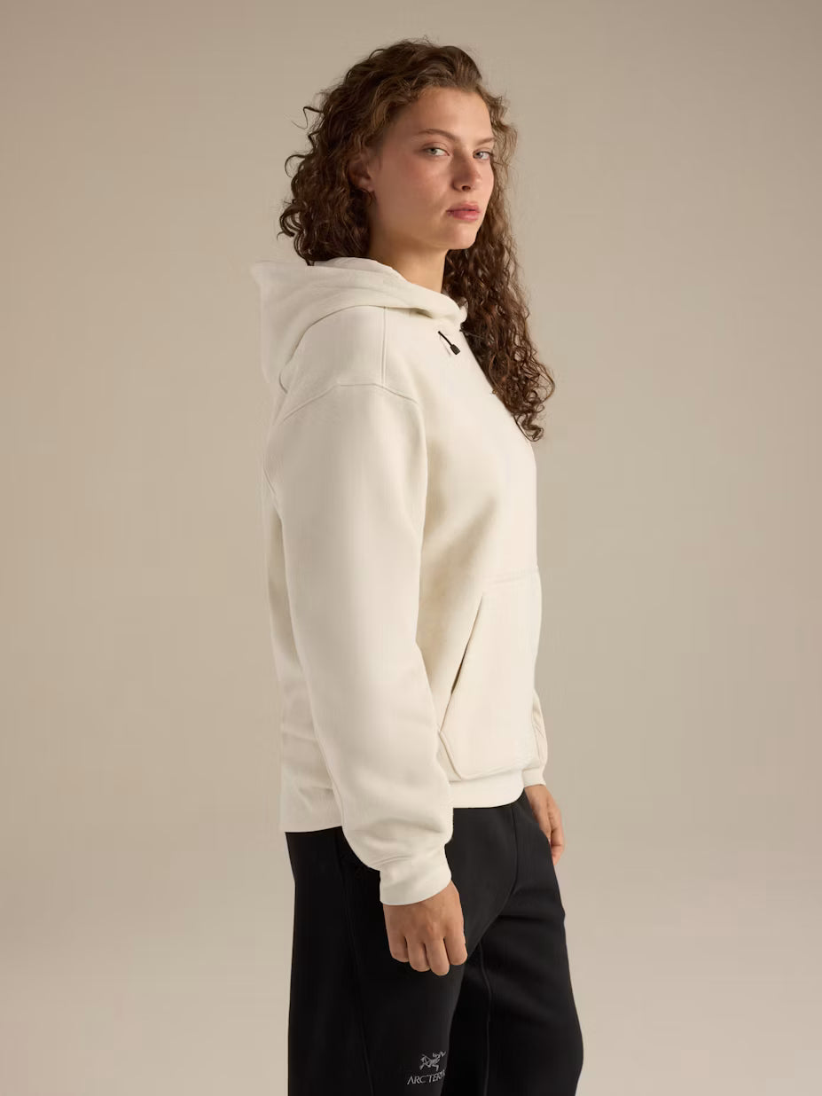 Sweat à capuche en polaire emblème Arc'teryx pour femme