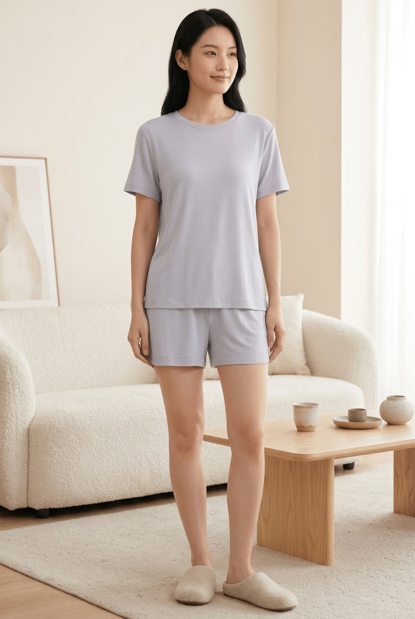 Lounge Short Sleeve Crew Neck Tee Women's