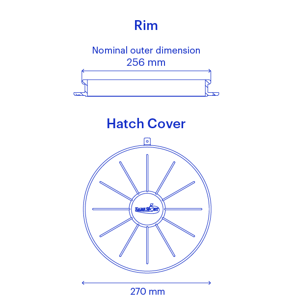 Kajak Sport Valley Round Hatch 24 Cover