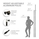 Treqa Adjustable Pole