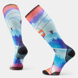 Smartwool Ski Zero Cushion Ski Day Print OTC Socks 2144