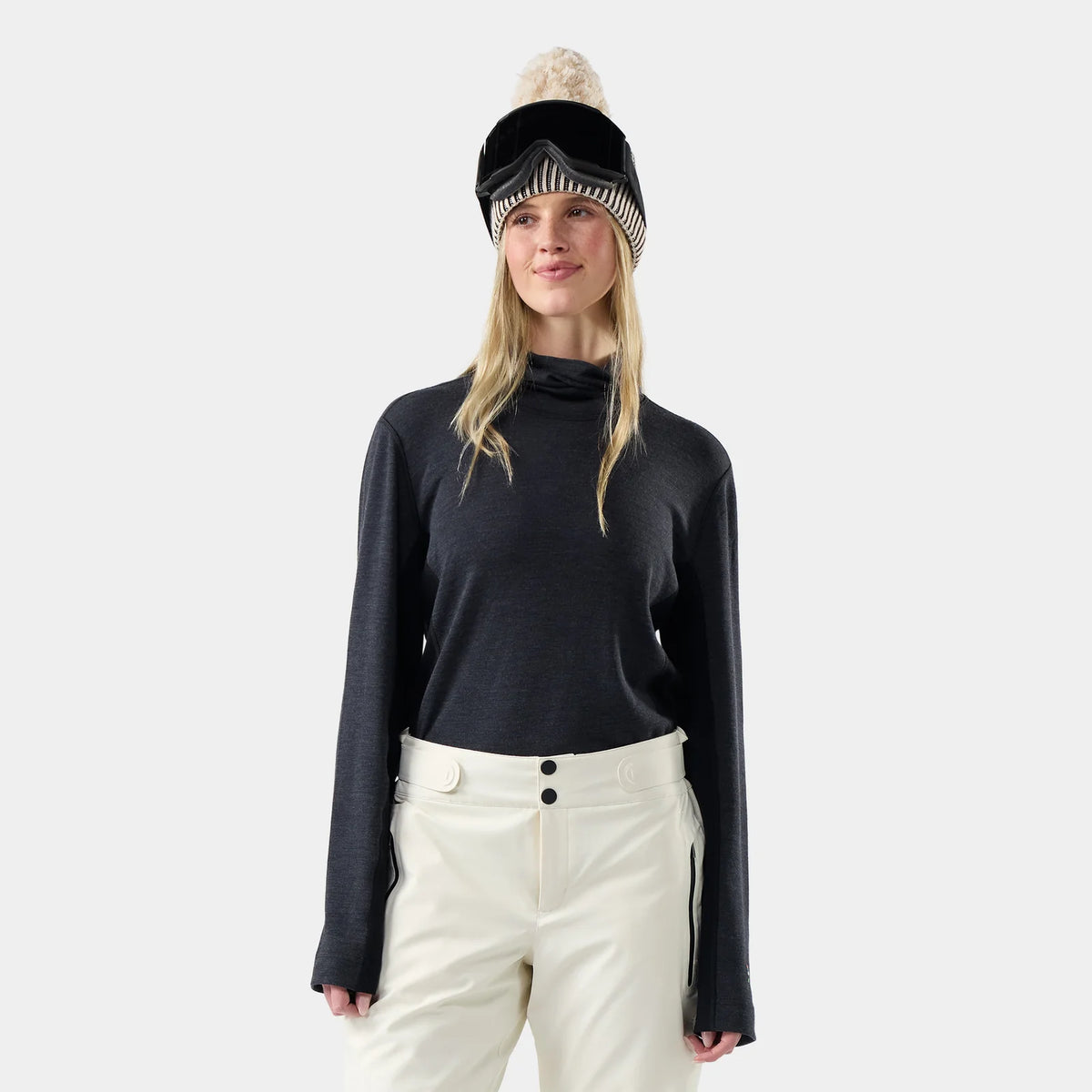 Haut à col montant thermique Smartwool Classic pour femme