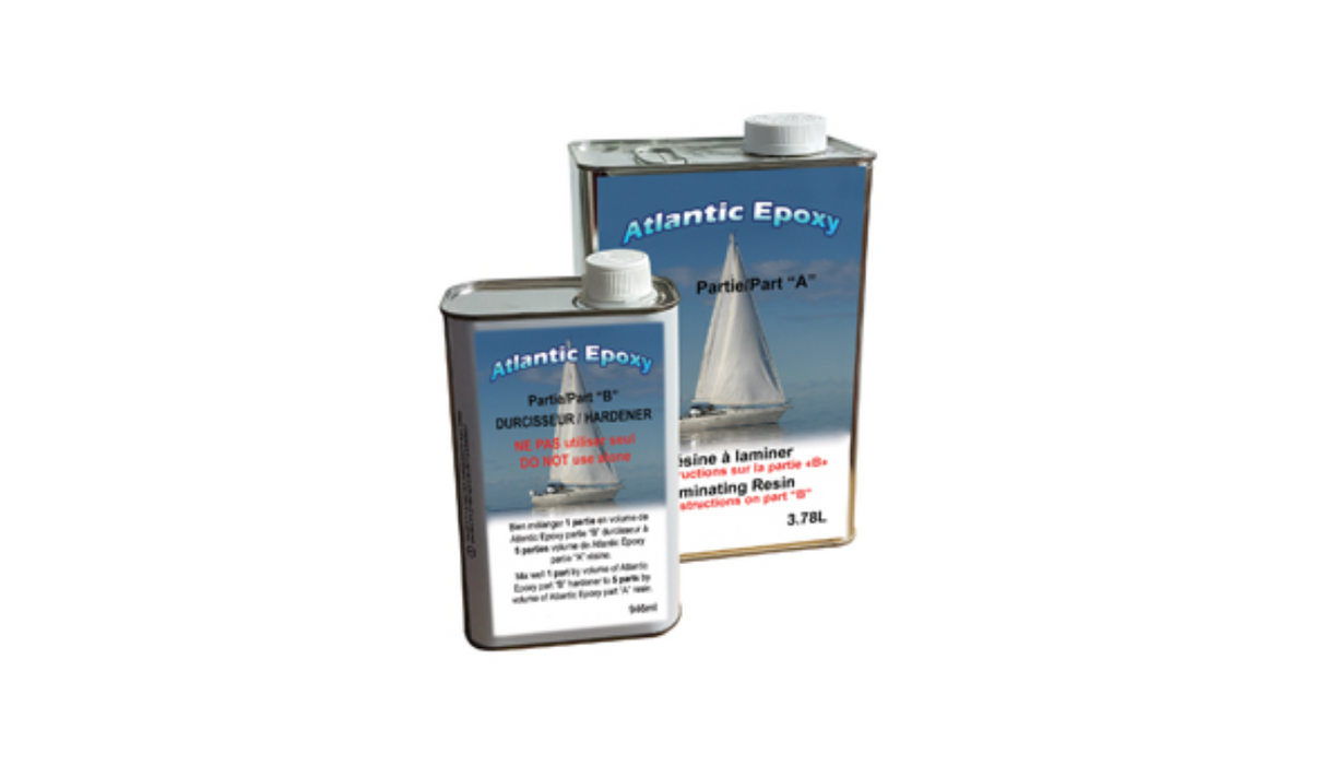 Époxy Atlantic avec durcisseur, kit de 1 litre