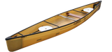 Clipper Canoe Tripper-S 16'6" Ultralight Kevlar Garnitures Noires Transparentes