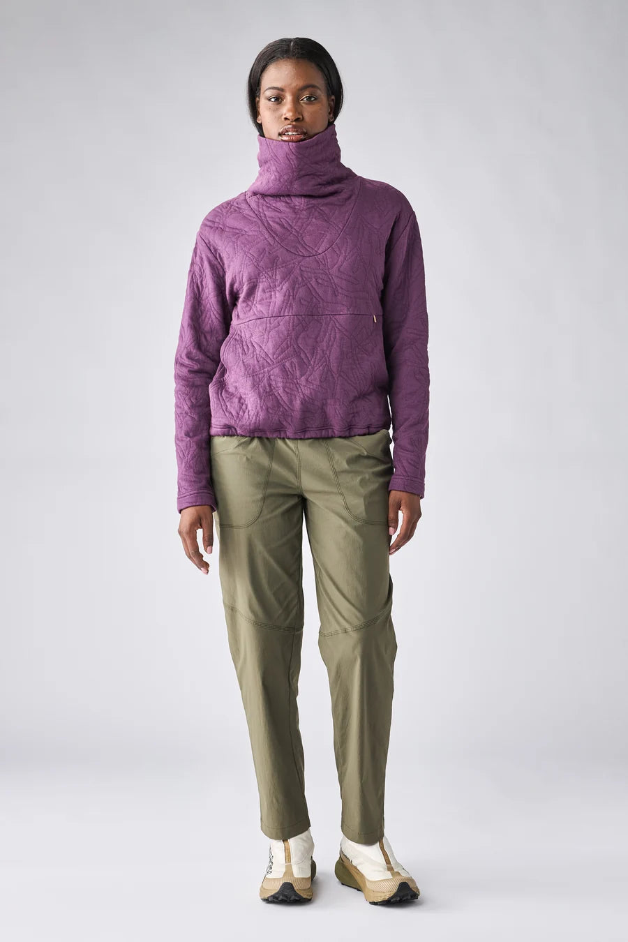Indyeva Relevo Cowl Neck Sweater Women's
