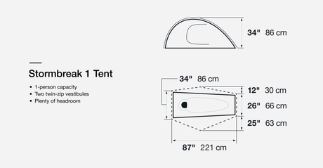 The North Face Stormbreak 1 Tent