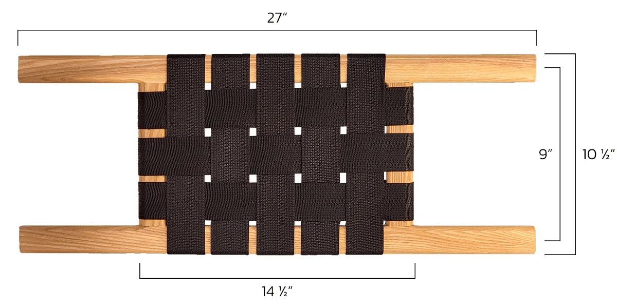Trailhead Ash Web Stern Canoe Seat