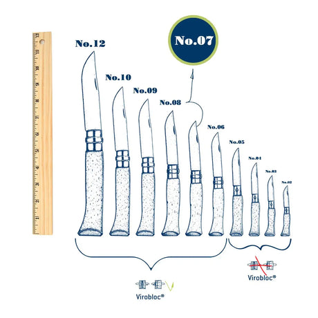 Opinel No.7 Stainless Steel Knife