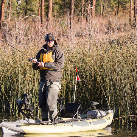 Advanced Elements Straightedge Angler Pro Inflatable Kayak with Pump