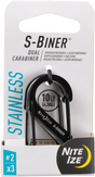 Nite Ize S-Biner #2 Stainless Steel 3-Pack