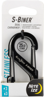 Nite Ize S-Biner #3 Stainless Steel 3-Pack