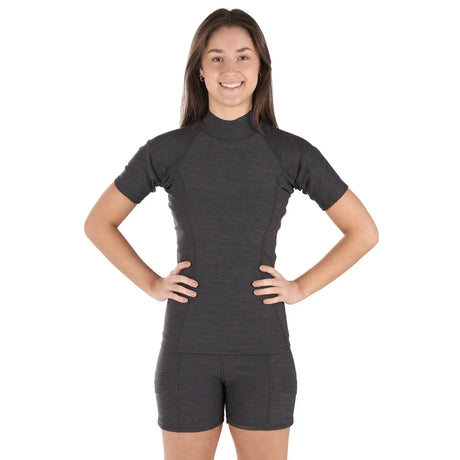 Level Six Women's Sombrio Short Sleeve Neoprene Rashguard