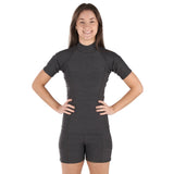 Level Six Women's Sombrio Short Sleeve Neoprene Rashguard