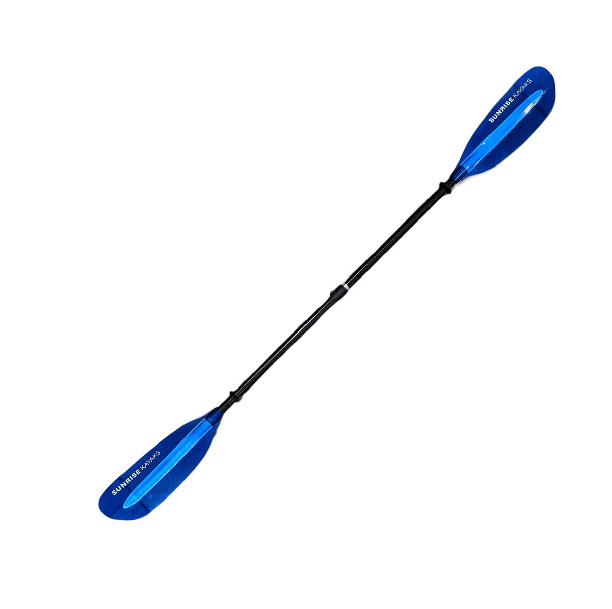 DEMO - Sunrise Carbon 2pc Adjustable Kayak Paddle Fiberglass Blade, 220-230cm Orange/Yellow