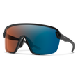 Smith Bobcat Sunglasses Matte Black with ChromaPop Glacier Photochromic Copper Blue Mirror Lens