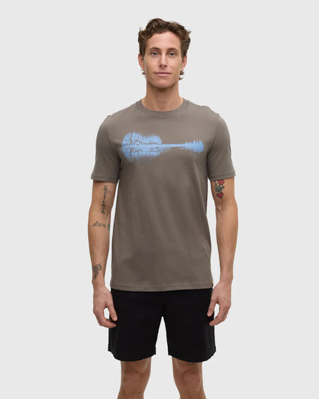 Ten Tree Summer Guitar T-Shirt Men's