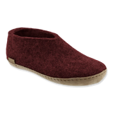 Glerups Felt Shoe With Leather Sole