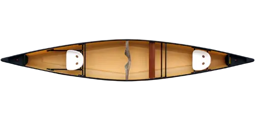 Clipper Canoe Tripper-S 16'6" Ultralight Kevlar Clear Black Trim