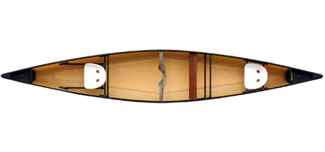 Clipper Canoe Tripper-S 16'6" Ultralight Kevlar Clear Black Trim