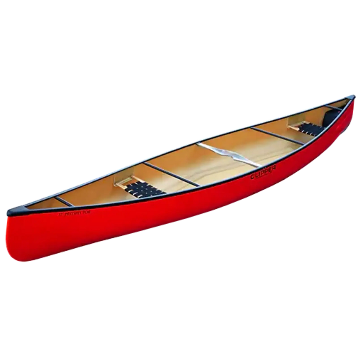 DEMO - Clipper Canoe Prospector 17' Fiberglass Red
